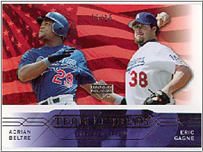 MLB 2005 Upper Deck American Flag - No 275 - Adrian Beltre / Eric Gagne