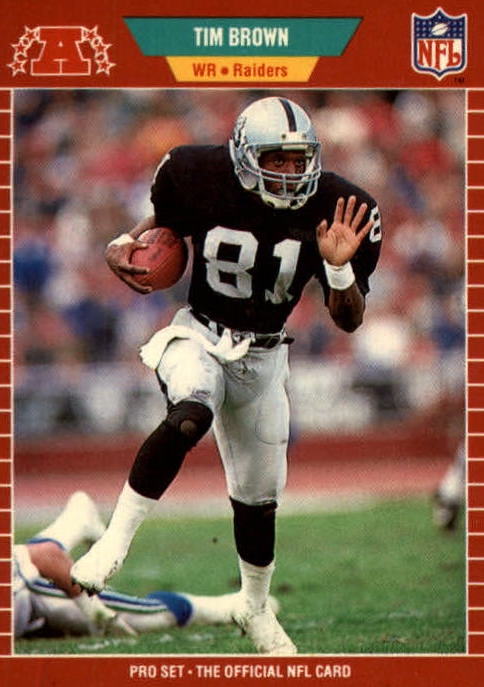 NFL 1989 ProSet - No 183 - Tim Brown