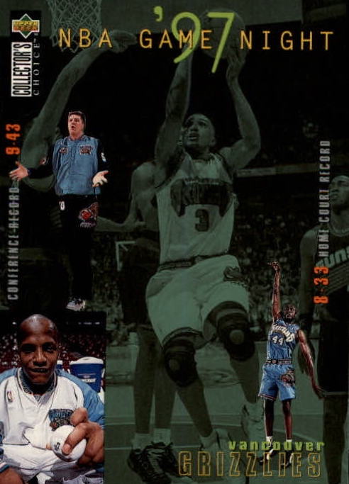 NBA 1997-98 Collector's Choice - No 183 - Shareef Abdur-Rahim / Roy Rogers / Anthony Peeler / Bryant Reeves
