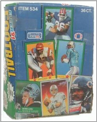 NFL 1991 Fleer - Box