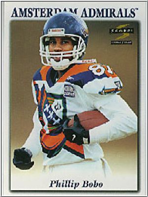 NFL 1996 Score WLAF World League of American Football - No 9 - Phillip Bobo