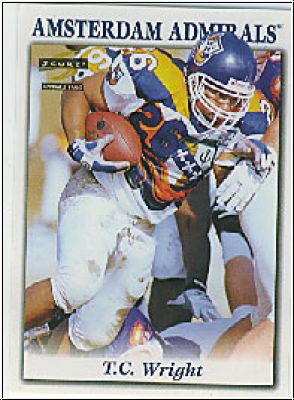 NFL 1996 Score WLAF World League of American Football - No 7 - TC Wright