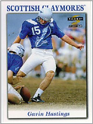 NFL 1996 Score WLAF World League of American Football - No 22 - Gavin Hastings