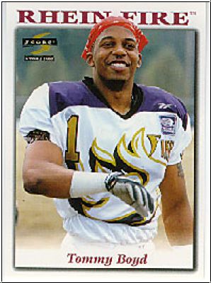 NFL 1996 Score WLAF World League of American Football - No 20 - Tommy Boyd