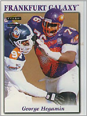 NFL 1996 Score WLAF World League of American Football - No 15 - George Hegamin