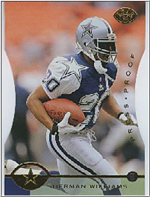 NFL 1996 Leaf Press Proofs - No 116 - Sherman Williams