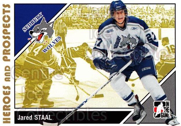 NHL 2007-08 ITG Heroes and Prospects - No 184 - Jared Staal