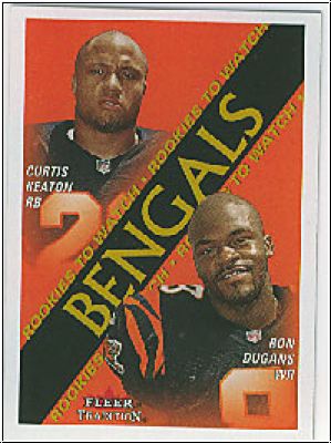 NFL 2000 Fleer Tradition - No 341 - Curtis Keaton / Ron Dugans