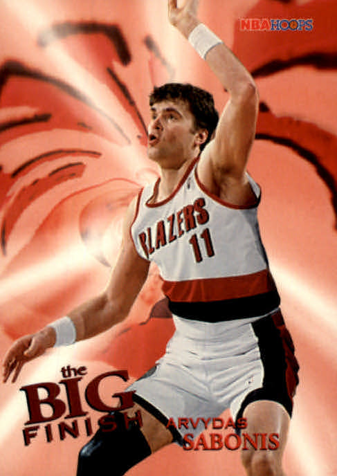 NBA 1996-97 Hoops - No 185 - Arvydas Sabonis