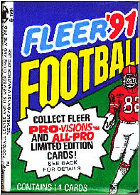 NFL 1991 Fleer - Box