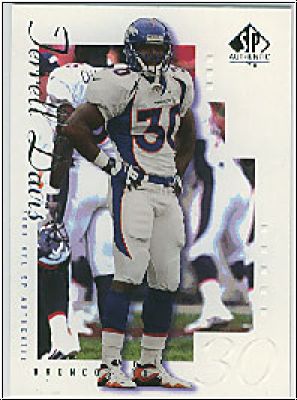 NFL 2000 SP Authentic - No 25 - Terrell Davis