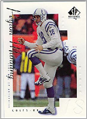 NFL 2000 SP Authentic - No. 35 - Peyton Manning