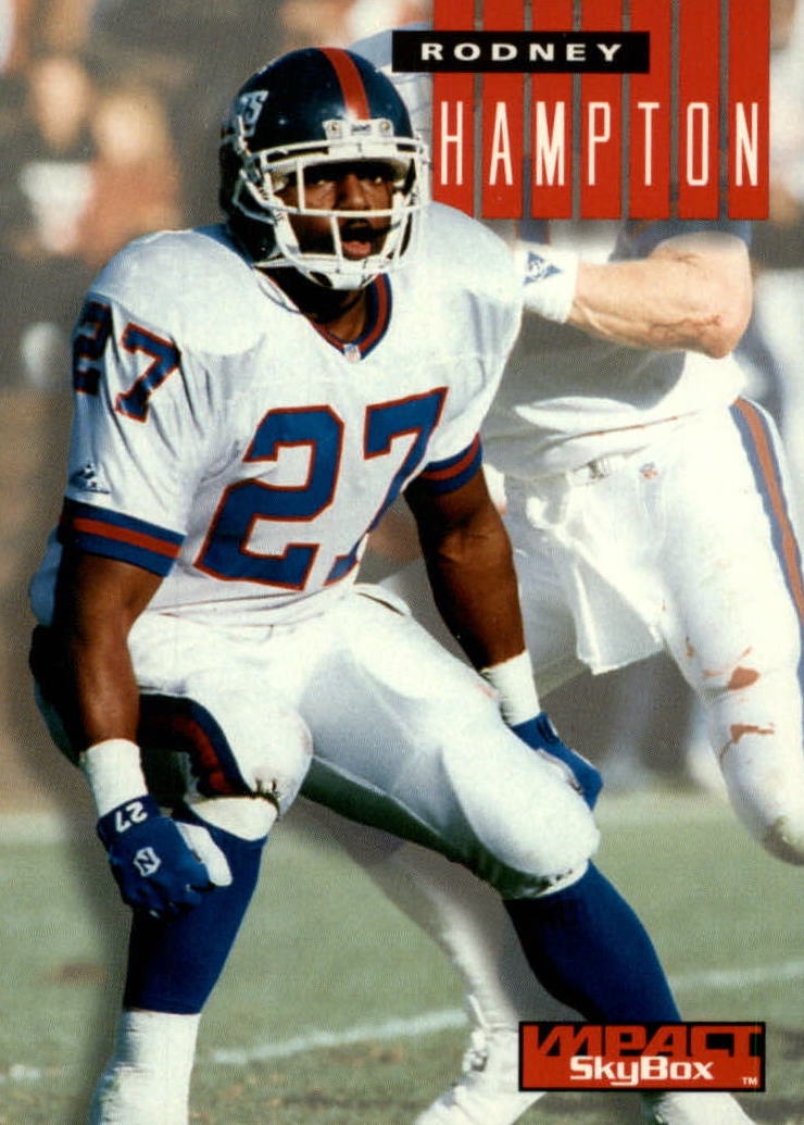 NFL 1994 SkyBox Impact - No 187  Rooney Hampton