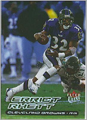 NFL 2000 Ultra - No 113 - Errict Rhett