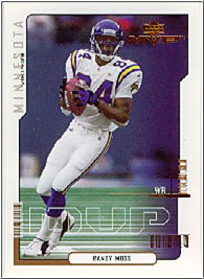 NFL 2000 Upper Deck MVP - No. 93 - Randy Moss