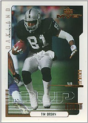 NFL 2000 Upper Deck MVP - No 120 - Tim Brown