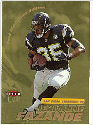 NFL 2001 Ultra Gold Medallion - No 118G - Jermaine Fazande