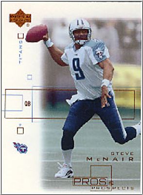 NFL 2001 Upper Deck Pros & Prospects - No 87 - Steve McNair