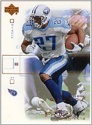 NFL 2001 Upper Deck Pros & Prospects - No 86 - Eddie George