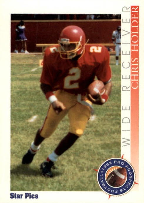 NFL 1992 Star Pics - No 18 - Christopher Holder