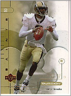 NFL 2001 Upper Deck Ovation - No 58 - Aaron Brooks