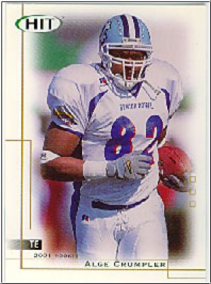 NFL 2001 SAGE Hit - No 28 - Alge Crumpler