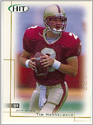 NFL 2001 SAGE Hit - No 27 - Tim Hasselbeck