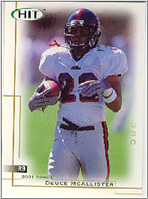 NFL 2001 SAGE Hit - No 22 - Deuce McAllister