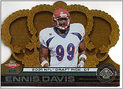 NFL 2001 Crown Royale - No 169 - Ennis Davis