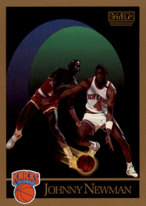 NBA 1990-91 SkyBox - No 190 - Johnny Newman