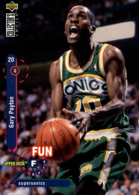NBA 1995-96 Collector's Choice - No 190 - Gary Payton