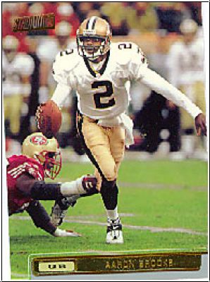 NFL 2001 Stadium Club - No. 56 - Aaron Brooks