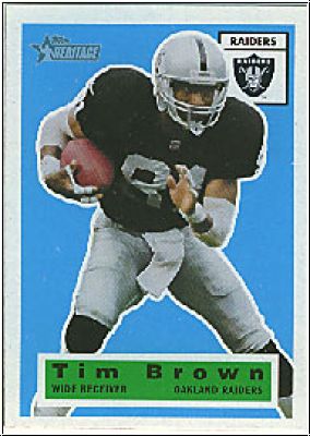 NFL 2001 Topps Heritage - No 65 - Tim Brown