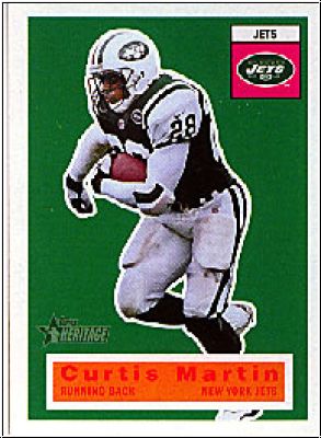 NFL 2001 Topps Heritage - No 31 - Curtis Martin