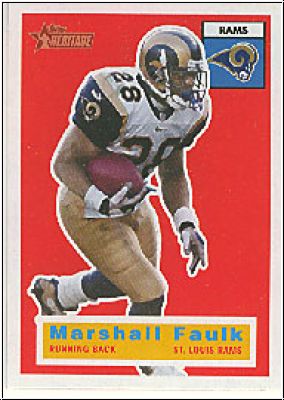 NFL 2001 Topps Heritage - No 50 - Marshall Faulk