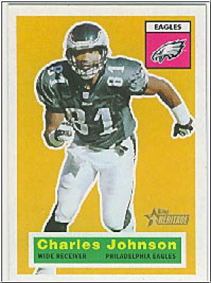 NFL 2001 Topps Heritage - No 89 - Charles Johnson