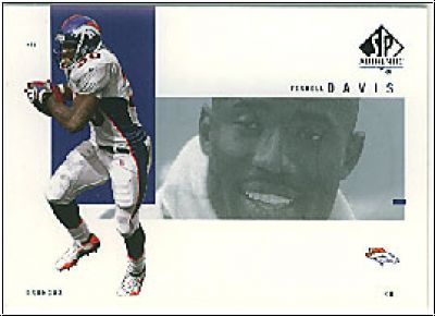 NFL 2001 SP Authentic - No 28 - Terrell Davis