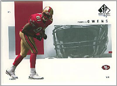 NFL 2001 SP Authentic - No. 79 - Terrell Owens