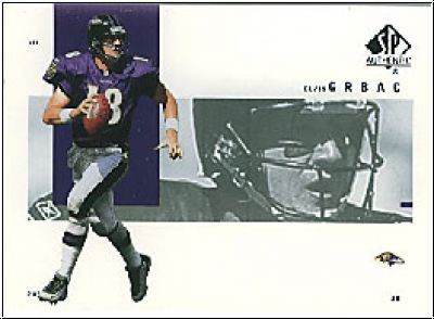 NFL 2001 SP Authentic - No 8 - Elvic Grbac