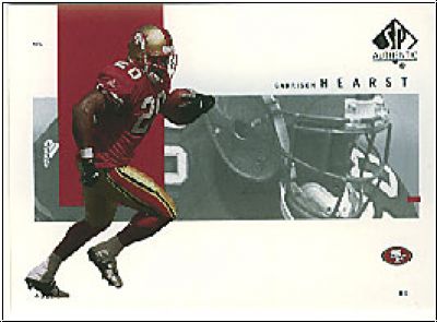 NFL 2001 SP Authentic - No 78 - Garrison Hearst