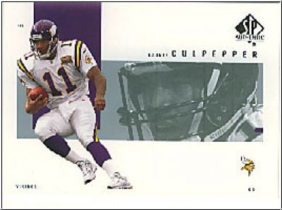 NFL 2001 SP Authentic - No. 52 - Daunte Culpepper