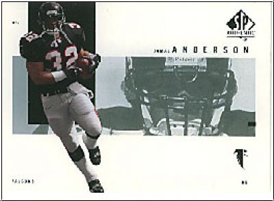 NFL 2001 SP Authentic - No 4 - Jamal Anderson