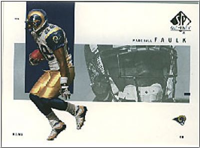 NFL 2001 SP Authentic - No 72 - Marshall Faulk