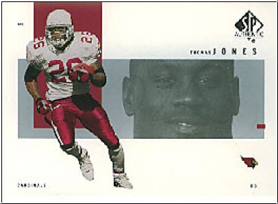 NFL 2001 SP Authentic - No 2 - Thomas Jones