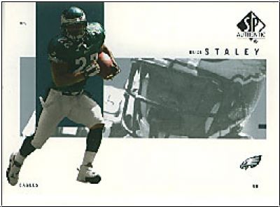 NFL 2001 SP Authentic - No 68 - Duce Staley