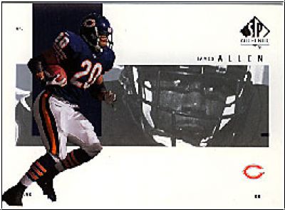 NFL 2001 SP Authentic - No 16 - James Allen