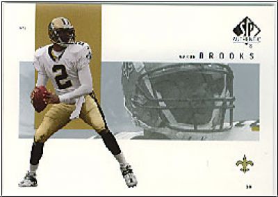 NFL 2001 SP Authentic - No 58 - Aaron Brooks