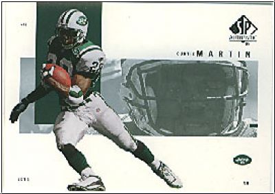 NFL 2001 SP Authentic - No 64 - Curtis Martin