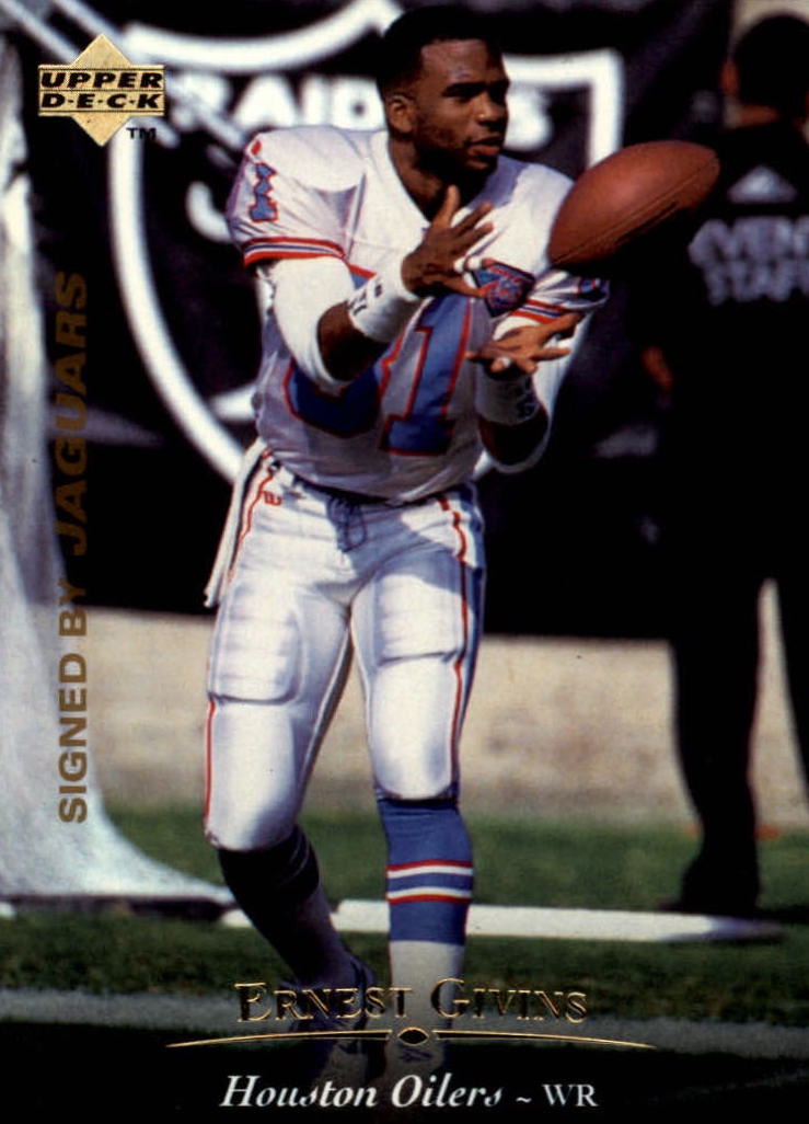 NFL 1995 Upper Deck - No 192 - Ernest Givins