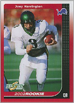 NFL 2002 Score - No. 252 - Joey Harrington